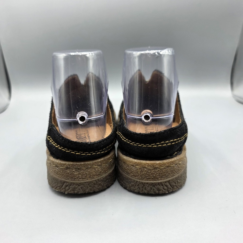 Born Mules Womens 6 Black Suede Rough Distressed Comfort Clogs Slip On‎ Shoes - Picture 5 of 14